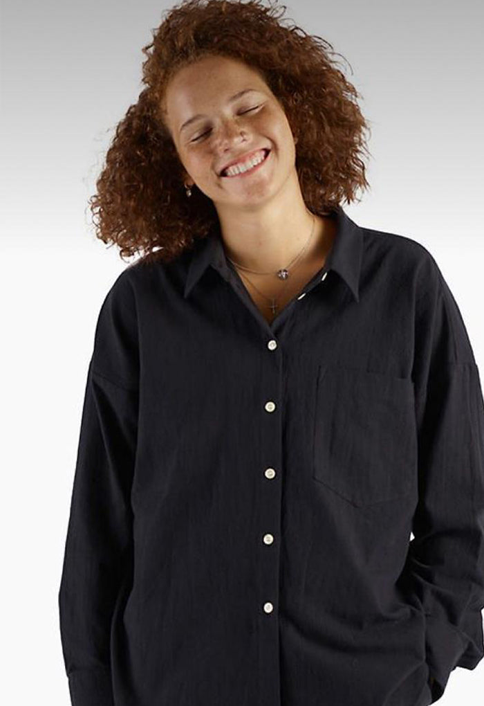 Women's Black formal wear shirt